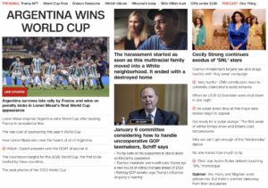 Read more about the article As predicted, Argentina wins rigged World Cup, December 18, 2022