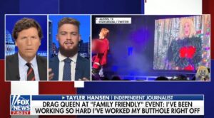 Read more about the article Tayler Hansen on Tucker Carlson: No Dads Were at the Christmas Drag Show