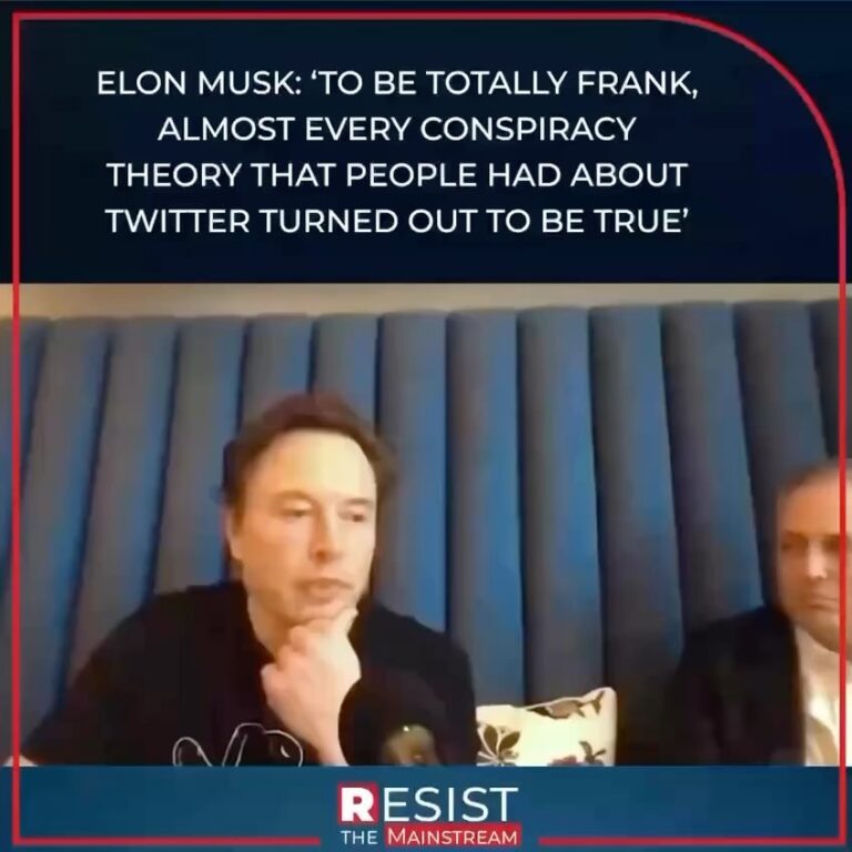 Read more about the article Elon Musk: ‘to be totally frank, almost every conspiracy theory that people had