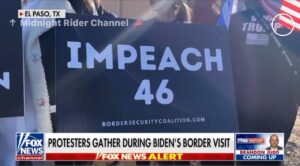 Read more about the article “IMPEACH 46” – HUNDREDS OF PROTESTERS Greet Joe Biden in El Paso In His First Visit to Open Border (VIDEO)