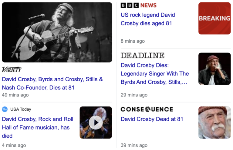 Read more about the article David Crosby, dead at 81, on Neil Young’s 69th day of his age, January 19, 2023