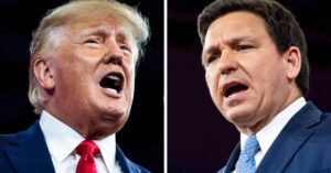 Read more about the article Trump leads DeSantis by 20 points for GOP nomination in 2024: poll
