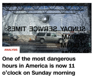 Read more about the article CNN writes about the danger of being shot at 11 AM for attending church, Saturday June 10, 2023