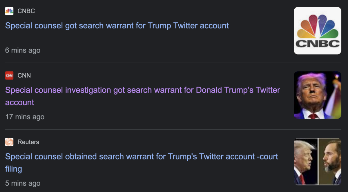 You are currently viewing Special counsel got search warrant for Trump Twitter account, August 9, 2023 news (the latest 144)