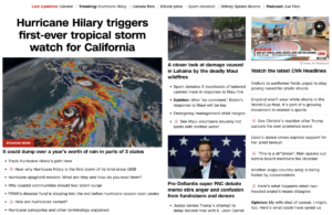Read more about the article Hurricane Hilary to result in first Tropical Storm in California since 1939