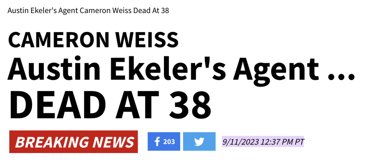 You are currently viewing Austin Ekeler’s agent dies at age 38, September 11, 2023