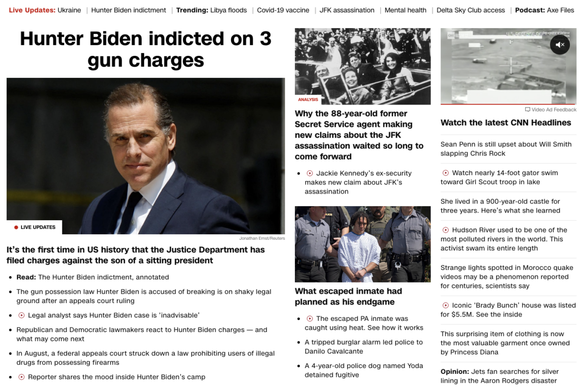 You are currently viewing Hunter Biden indicted on 3 gun charges, September 14, 2023