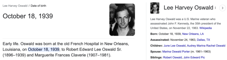 Read more about the article Lee Harvey Oswald, another Event 201
