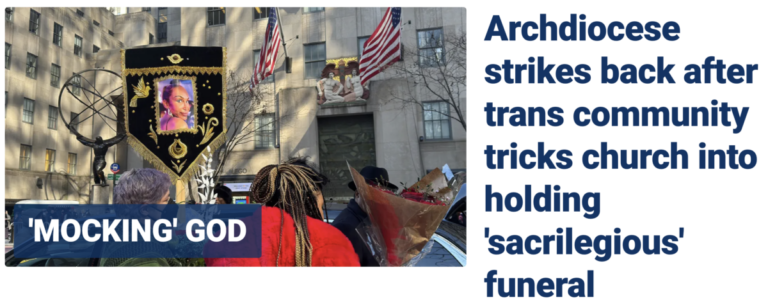 Read more about the article Transgender funeral for Cecilia Gentili becomes ‘sacrilegious’ at St. Patrick’s Cathedral,